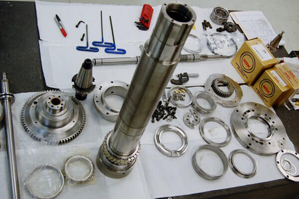 Mazak FH spindle repair and rebuild_spindle ready for assembly