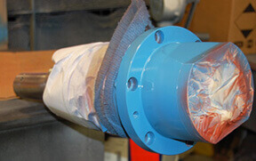 Mazak VTC spindle repair and rebuild_coming out of the paint booth